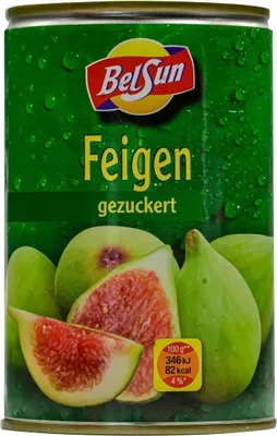 Produktbild von BelSun Feigen 12x 210g gezuckert ganze Feige Dose eingelegt Spanien Obstkonserve