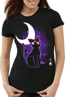 Produktbild von style3 Luna Damen T-Shirt moon mondstein japan sailor, Größe:2XL