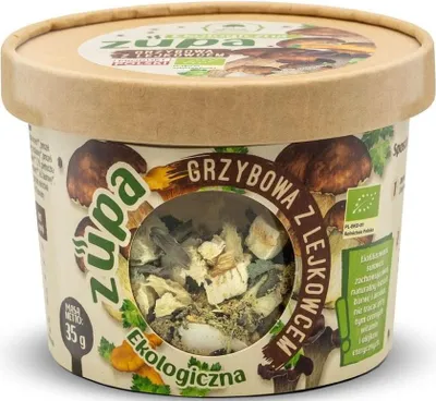 ZUPA GRZYBOWA Z LEJKOWCEM DĘTYM LIOFILIZOWANA BIO 35 g - DARY NATURY
