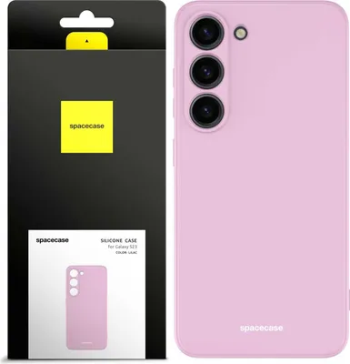 Immagine prodotto di Custodia in silicone SPACECASE Custodia in silicone per Galaxy S23 Rosa