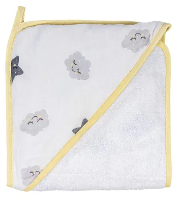 Produktbild von Omgoods – Baby-Badehandtuch aus Bambus-Baumwolle – Weich und saugfähig – Unisex – 300 g