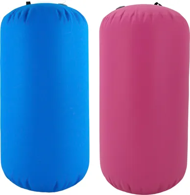 Zdjęcie produktu dla Wałek gimnastyczny Nadmuchiwany wałek do masażu Wałek do jogi Wałek fitness 100cmx60cm PVC Różowy