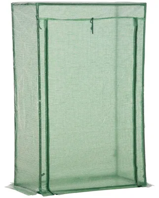 Image de Serre en film mince pour jardin et balcon | Couleur : Vert | Dimensions : 50 x 100 x 150 cm