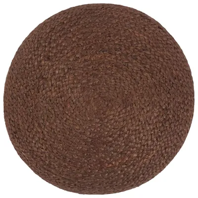 Zdjęcie produktu dla vidaXL Ręcznie robiony puf brązowy 40 x 45 cm z juty