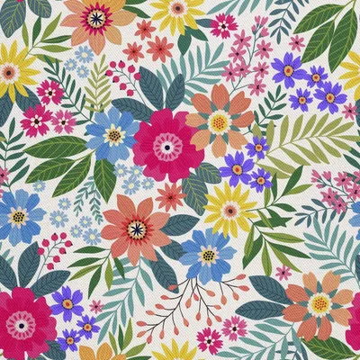 Immagine prodotto di OUTDOOR DECOSTOFFS OXFORD - Motivo fiori colorati 4