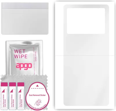 Produktbild von apgo Rückseite Schutzfolie, klar, kompatibel mit Vivo iQOO 9 Pro, Hinten Hydrogel-Displayschutzfolie mit Positionierhilfe, kratzfest, einfache Montage