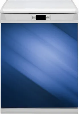 Produktbild von Küche Dekorative Magnete  Magnet Folie für Geschirrspüler 60x70 cm   - Blau Abstract