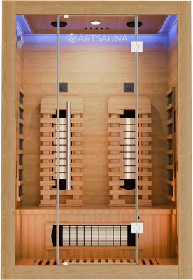 Produktbild von Artsauna Infrarotkabine Kiruna130 Premium - Vollspektrum- & Flächenstrahler, 2 Person