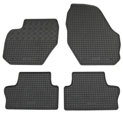 Gummifußmatten Set 4-teilig für Volvo XC60 (2009-), schwarz