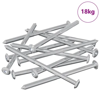 Obrázok produktu pre vidaXL Nábytkové skrutky 1000 ks strieborná oceľ