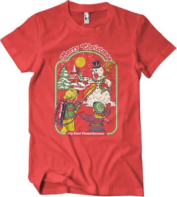 Produktbild von My First Flamethrower T-Shirt - Medium  - Red