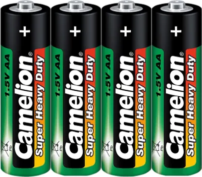 Produktbild von Mignon-Batterie CAMELION Super Heavy Duty 1,5 V Typ AA/R6 4er-Pack