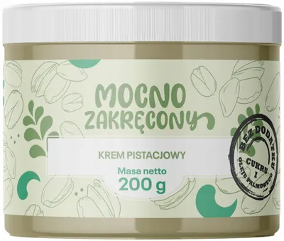 Zdjęcie produktu dla KREM PISTACJOWY 200g Bez cukru 40% Pistacji wysoka jakość Kol-Pol