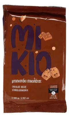 Produktbild von Mikio Schokoladen Gebäck 80g