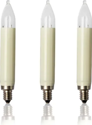 Produktbild von Hellum Schaftkerze Ersatzlampen, elfenbein, 8 V, 3 W (1 Stück)