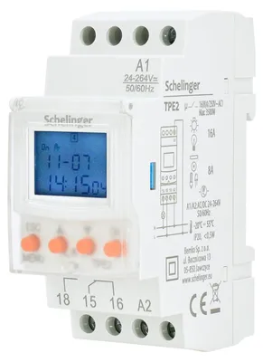 Produktbild von Elektronische modulare Zeitschaltuhr 7D Bemko A26-TPE2