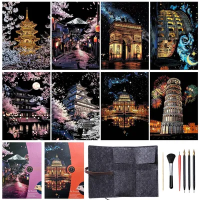Imagen del producto de Omgoods - Set de 8 piezas para actividades creativas, ideal para manualidades