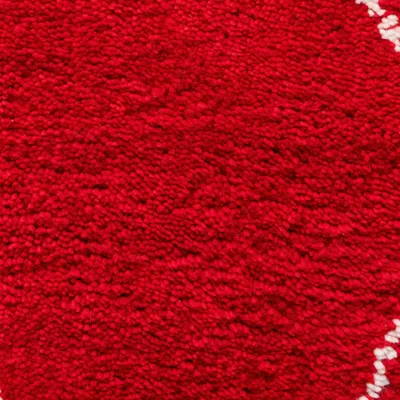 Produktbild von Steffensmeier Berber Teppich Boumia | Schurwolle, Rot, Größe: 140x200 cm , Original aus Marokko, Teppich für Wohnzimmer, Schlafzimmer