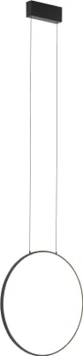 Zdjęcie produktu dla Lampa wisząca LED CIRCOLO LED czarna 18W Ciepła biel 560lm aluminium wym:140x45x45cm IP20 Nowodvorski Lighting