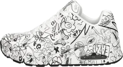 Image de Skechers Uno-Process Sketch Sneakers Laag - Wit - Maat 38