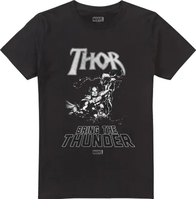 Produktbild von Thor - "Bring The Thunder" T-Shirt für Herren TV2479 (XXL) (Schwarz)