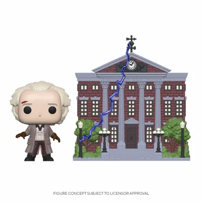 Image de Retour vers le futur - Doc with Clock Tower 15 - Funko Pop  - Figurine en vinyle
