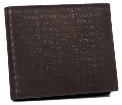 Obrázok produktu pre Kožená peňaženka s monogramom - Forever Young