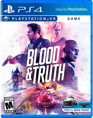 Produktbild von Sony Blood & Truth VR, PS4, PlayStation 4, M (Reif)