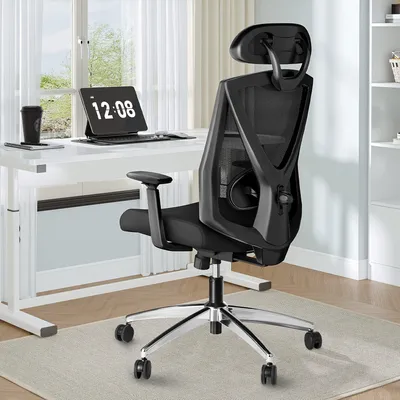 Obrázek produktu pro Ergonomická kancelářská židle - Kancelářská židle - Židle pro počítačové hry - Pracovní židle - Otočná židle - Výškově nastavitelná