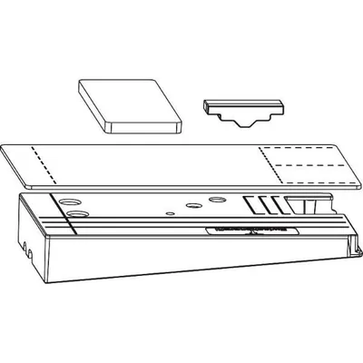 Produktbild von Maco Packung Dichtungsplatte für Zwischenprofil 155 mm mit Entwässerung mm