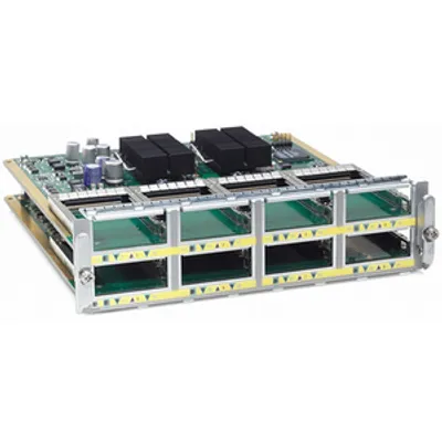 Produktbild von Cisco WS-X4908-10GE=, Silber, Catalyst 4900M, 10 Gbit/s, Kabelgebunden, 10 Gigabit Ethernet, 0 - 40 °C