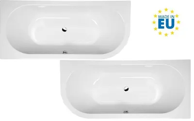 Zdjęcie produktu dla Wanny Polysan - Wanna asymetryczna Viva L, 1750x800x470 mm, biała 70119