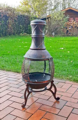 Produktbild von Garden Pleasure 504450 Terrassenofen 'Garden Pleasure' für Außen- und Innenbereich, ideal für Halloween