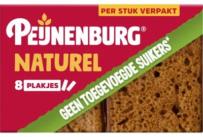 Produktbild von Peijnenburg Ontbijtkoek naturel 8er Pack, 224 g – Saftig & aromatisch Frühstückskuchen