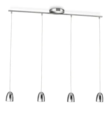 Produktbild von Philips myLiving Pendelleuchte 409221116, Flexible Halterung, Chrom, Metall, Schlafzimmer, Wohnzimmer, Modern, Zeitgenössisch