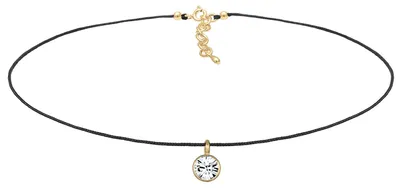 Produktbild von Elli Halskette Damen Choker mit Kristalle 925 Sterling Silber vergoldet