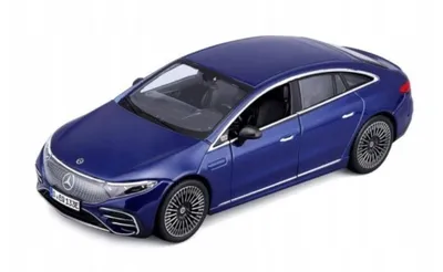 Immagine prodotto di Maisto 32902BL - Modellino auto - Mercedes EQS (blu, scala 1:27) Modellino auto