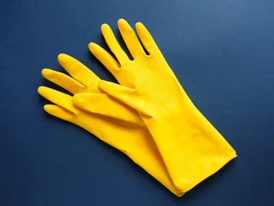 Image de Gants de nettoyage XL, réutilisables, imperméables, antidérapants, 1 paire, pour la cuisine