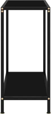 Produktbild von Möbel Konsolentisch/Beistelltisch Moderner design - Sofatisch für Wohnzimmer - Schwarz 60x35x75 cm Hartglas Top4496494