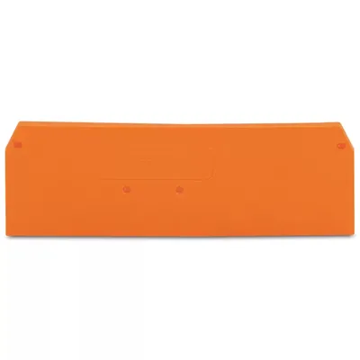 Obrázek produktu pro Koncová deska 2,5 mm oranžová - Konec / dělicí deska pro svorkovnici 280-315