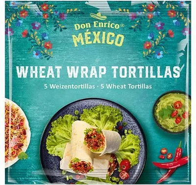 Produktbild von Wheat Wrap Tortillas 5 Weizentortillas