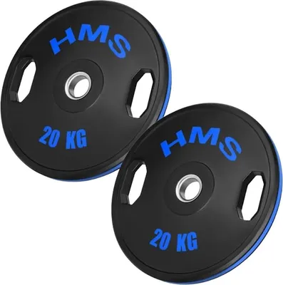 Productafbeelding van Olympische rubberen gewichten, 2 x 20 kg