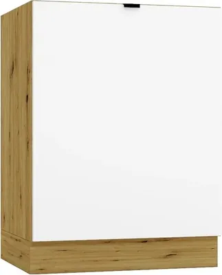 Zdjęcie produktu dla Szafka pod zlew GIANNA D60ZL P/L biała alaska/dąb artisan