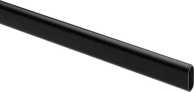 Produktbild von Schrankrohr oval 1000 mm Stahl schwarz