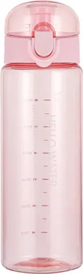 Produktbild von 780 ml Sport-Wasserflasche mit Skala, auslaufsicherer Fitness-Wasserbehälter, tragbare Trinkflasche für Fitnessstudio, Büro und Reisen