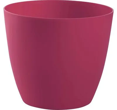 Obrázok produktu pre Obal na kvetináč plastový Ella Ø 7 cm matný vínový