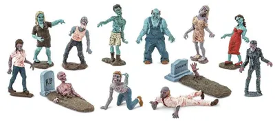 Produktbild von Safari Ltd Zombies Super TOOB, 3 Jahr(e), Zombies Super, Mehrfarbig