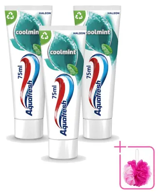 Obrázek produktu pro 3 x Zubní pasta Aquafresh Coolmint - 75 ml - Balení po 3 kusech
