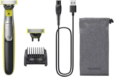 Image de Philips OneBlade 360 QP2734/31 Face, Folienschaber, Grau, Limette, Technologie de suivi des contours, Système de protection double, Lame 360, QP210, QP220, QP230, QP610, QP620, QP410, QP420, Akku, Lithium-Ion (Li-Ion)