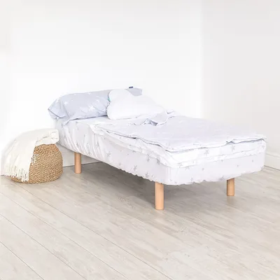 Produktbild von 4-Jahreszeiten bettdecke kinder schlafsack 120 + 250 gr  90x200 cm (Bett 90) 100 % Mikrofaser (außen) 100 % Polyester (Füllung) Hergestellt in Europa